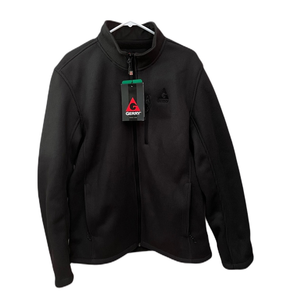 NWT GERRY Men’s Outerwear Fleece Lined Full Zip Jacket Size XL